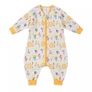 Quality Dyed Toddler Sleeping Sack Summer Double Layer Seersucker 40x40 Mesh wholesale