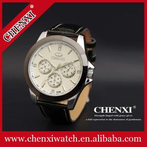 Quality Fashion Jewelry Wholesale Price Stainless Steel Caseback Original Quartz Watch Men's Leather Watches wholesale