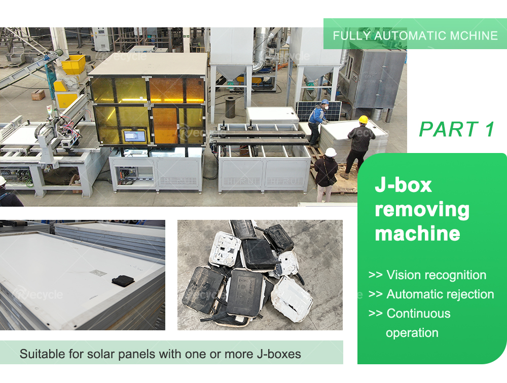 Metal Bifacial Solar Panel Recycling Line Physical No Pollution Function for PV Panels