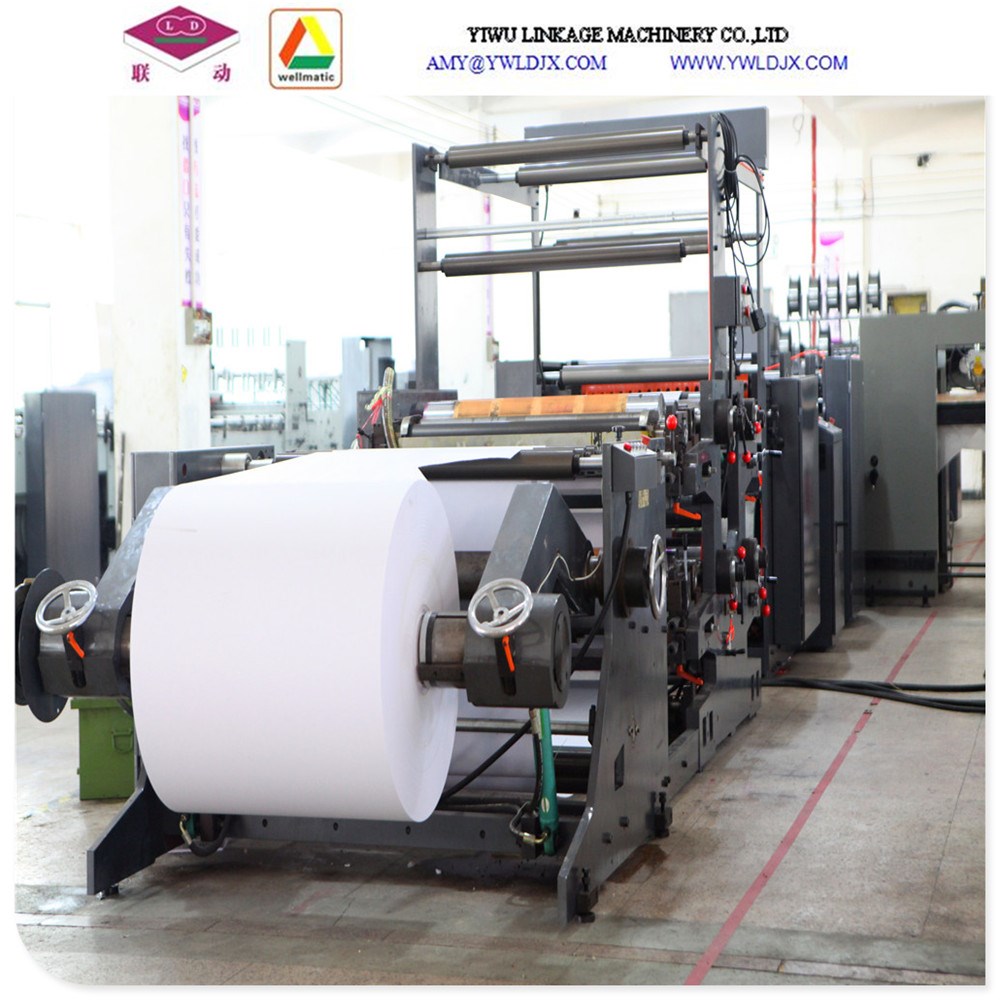 School Exercise Book Notebook Flexography Printing Machine From Reel to Pile