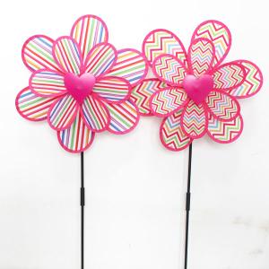 Quality Spring seasonal windmill Yard Stake stripes wholesale