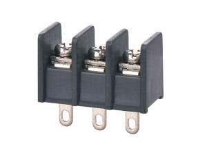 Quality Pitch 7.62mm Barrier Style Terminal Blocks American Standard Black Color wholesale