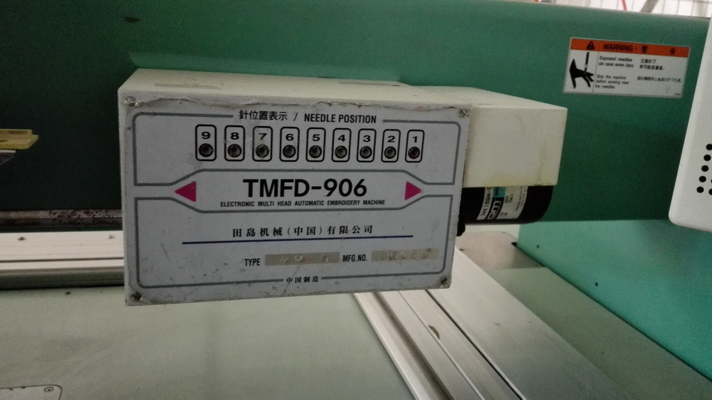 High Performance Used Tajima 6 Head Embroidery Machine Computerized