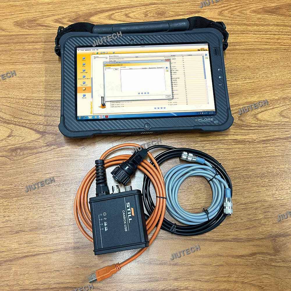 8.21 For Still Incado Box Diagnostic Kit for Still USB Interface forklift canbox FOR STILL Forklift Scanner Tools+tablet