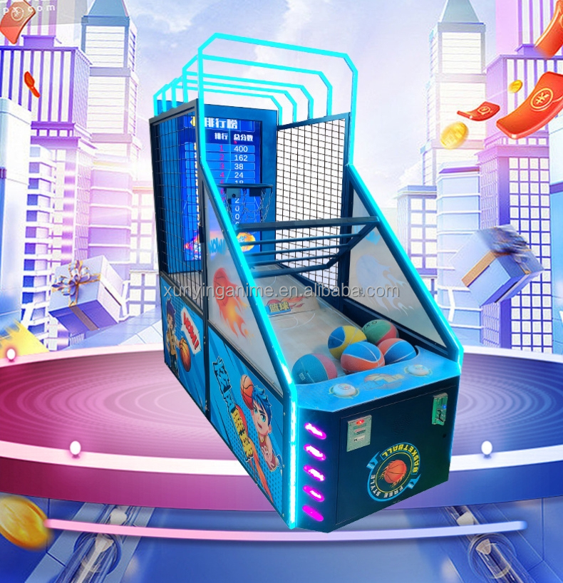 42" Skee Ball Shooting Arcade Basketball Machine Metal Acrylic Plastic