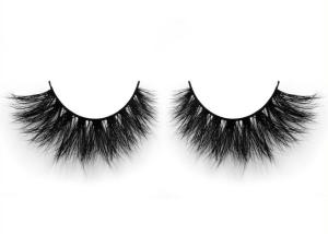 Quality 100% Mink Fur Invisible Band Eyelashes , Fashion Design Thick False Eyelashes wholesale