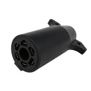 Quality 7 Way General Trailer Electrical Connector Plastic Trailer Adaptor Black Color wholesale