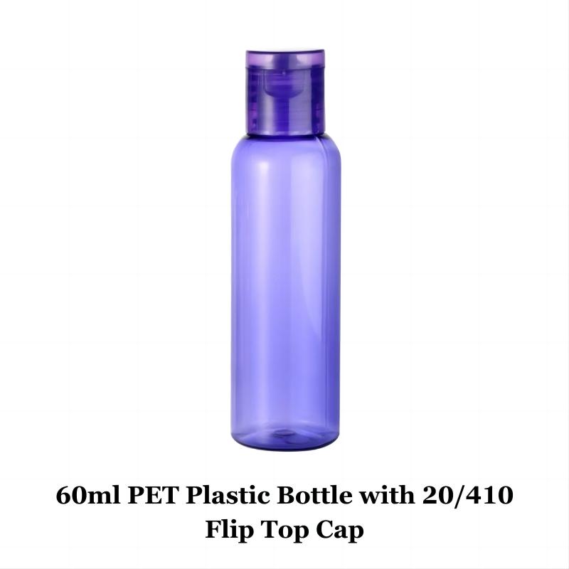Professional OEM 30ml 40ml 50ml 60ml PET Plastic Bottles with Pump Sprayer Flip Top Cap