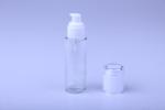 Round 30g/ 50g Pump Glass Bottle for Essence Oil