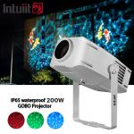200W Outdoor Waterproof Gobo Water Wave Blue Dynamic Ripple Stage Effect Logo