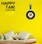 New creative gift product cook pan wall alarm clock