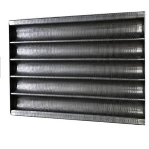 Quality RK Bakeware China Foodservice NSF Perforated Aluminum Baguette Tray French Bread Baking Muold wholesale