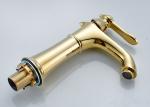 Luxury Style Gold Bathroom Faucet ROVATE Special Three Layers Construction