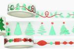 Recyclable Creative Gold Foil Christmas Washi Tape