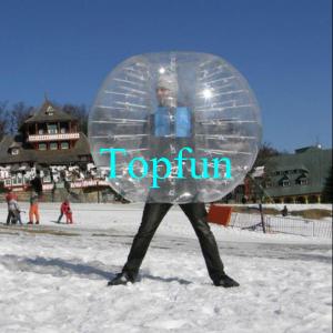 Quality Zorbing Inflatable Body Bumper Ball , Diam1.5M Adult Bubble Zorb Ball wholesale