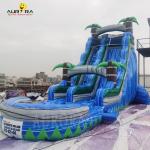 OEM Event Blue Double Lane Inflatable Slide For All Occasions