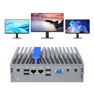 Quality N100 Quad Core Fanless Mini PC 4K Triple Display Hd Vga Gigabit Lan wholesale