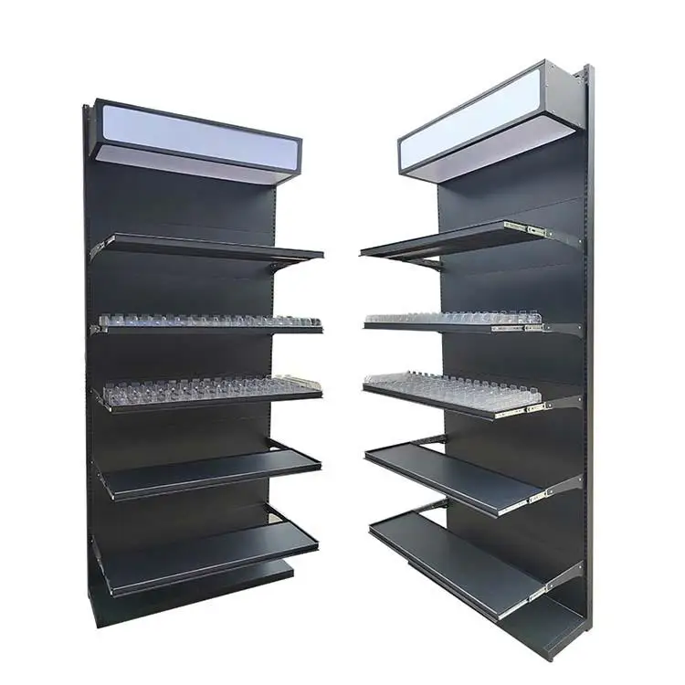 Detachable Store Display Shelves Supermarket Gondola Shelves Light Duty Metal