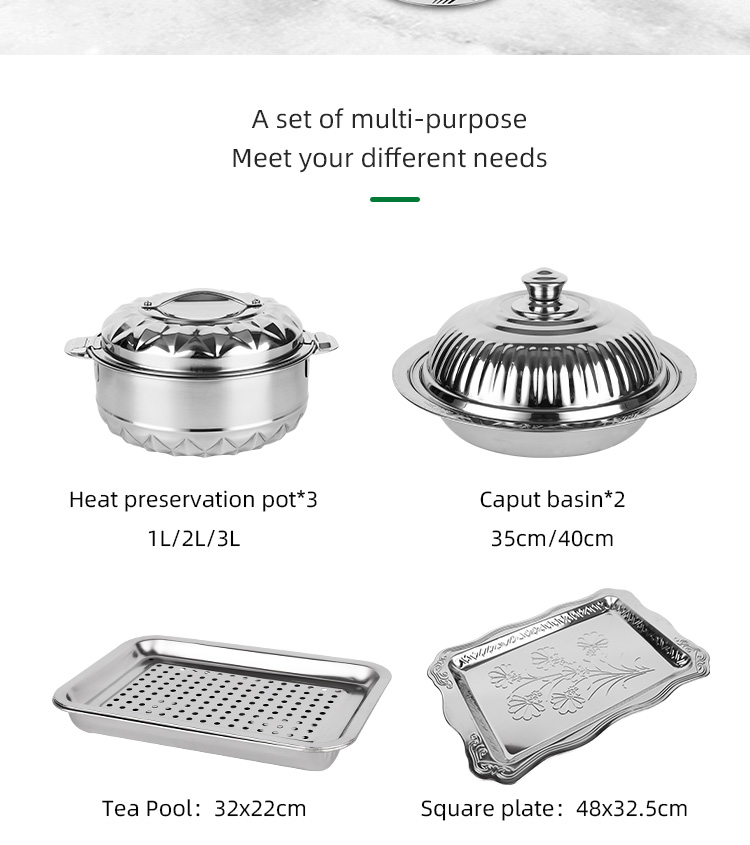 Amazon TOP Seller Different Piece Cookware Set Custom Pots And Pans Wholesale 28pcs Stainless Steel Cooking Pot Set