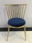 Flexible Smooth 45cm 81.5cm Stainless Steel Dining Chair