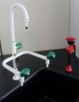 Grey / Green Pharmaceuticals / Chemistry Bench Biology Lab Furniture L*750*850mm
