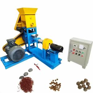 Quality Mini Floating Fish Feed Pellet Extruder Machine 15kw wholesale