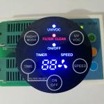 Round Shape Custom LED Displays 45*45mm For Domestic Appliance