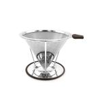 Sgs Reusable Stainless Steel Cone Pour Over Coffee Filter