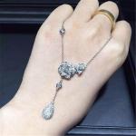 Piaget full diamonds necklace of 18kt gold with white gold