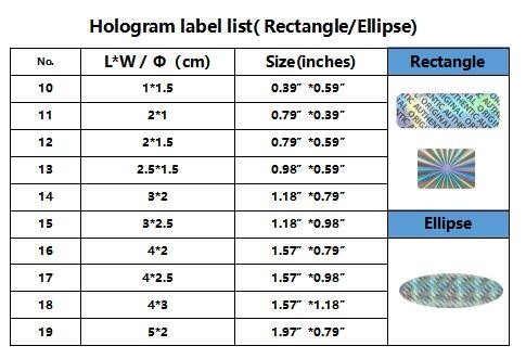 Waterproof Die Cut Security Hologram Stickers , Hologram Original Sticker