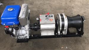 Quality Electric Power Construction Gas Engine Powered Winch Fast Speed Cable Winch wholesale