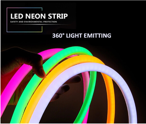 Outdoor SMD2835 24v 10w 360 Degree NEON LED Strip
