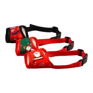 Quality Christmas Soft Dog Pet Muzzles Air Mesh Drinkable Dog Nylon Muzzle wholesale