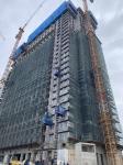 Bevel Gearbox Motor Construction Hoist Elevator , CE Buck Hoist Elevator