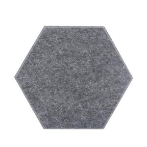 Quality High Density Sound Absorbing Panels Polyester Hexagon Acoustic Ceiling Panels wholesale