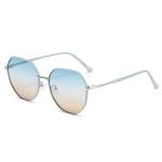 Protect Eyes Round Metal Sunglasses CE , Anti UV Polarized Sunglasses