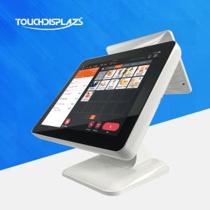 Quality 1024x768 Touch Screen POS Machine 15 Inch With Dual Screen wholesale