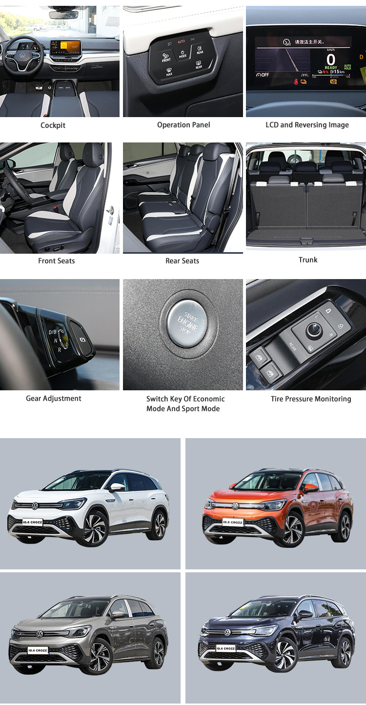 New Energy Vehicle Pure VW ID6 Crozz Pro Electric Car For Volkswagen