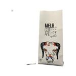 Roasted Bean Plastic Kraft Paper Pouch Flat Bottom Coffee Bag Packaging