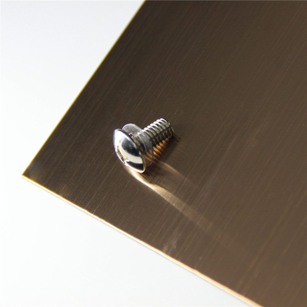 304 201 316 430 heat color etching stainless steel sheet plate from foshan