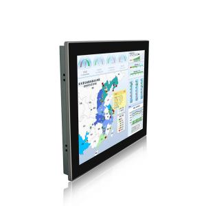Quality Stainless Steel 15&quot; Capacitive Touch Monitor 1500nits Sunlight Readable wholesale