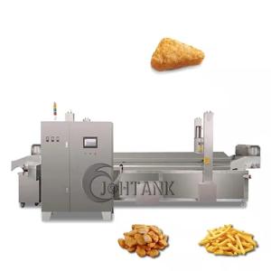 Quality CE Double Belts Automatic Continuous Frying Machine wholesale