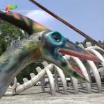 1.2 Meters Animatronic Pterosaur Amusement Park Dinosaur Sunproof