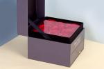 Custom Packaging Manufacturers Supremer Black Carton Box With Flower Jewelry