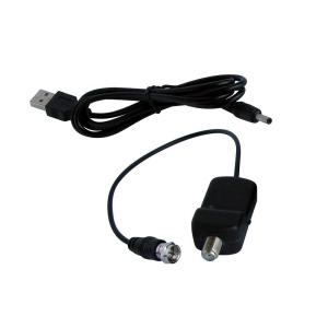 Quality 15/25dBi 75Ohm Digital Hdtv Antenna Amplifier HDTV Signal Booster Low Noise Amp wholesale