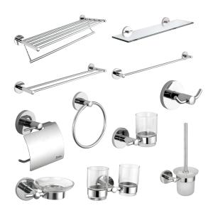 Quality Round ODM Bathroom Hardware Sets Sanitary Wall Mounted wholesale