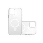 Transparent FCC Qi 4mm Induction Magnetic Phone Case For IPhone12