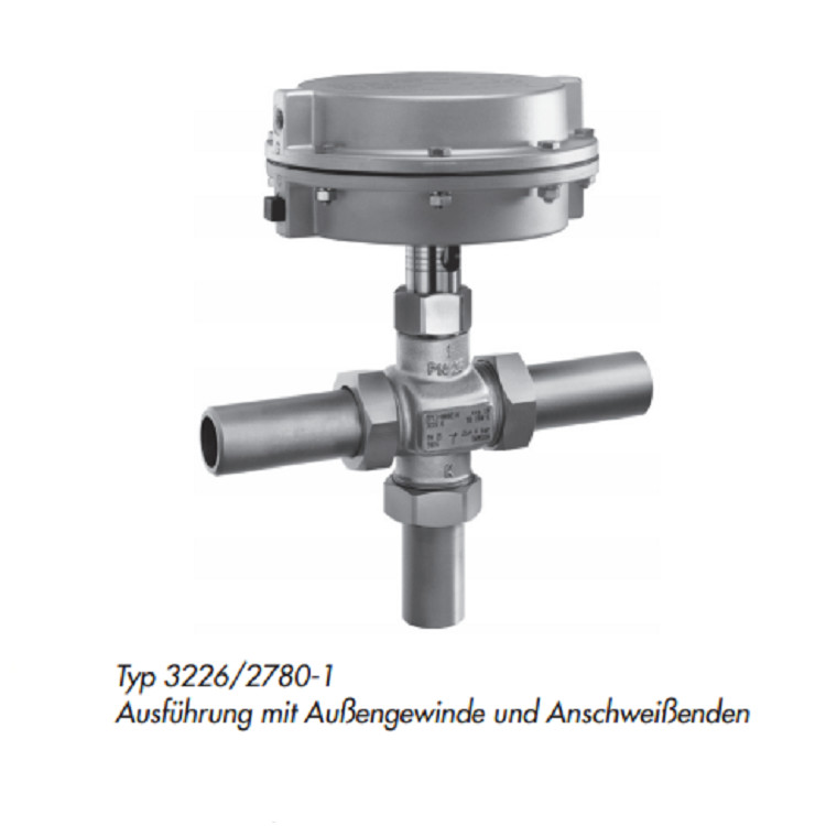 PN 25 Pressure Electric Control Valve Globe Control Valve DIN Version High Strength