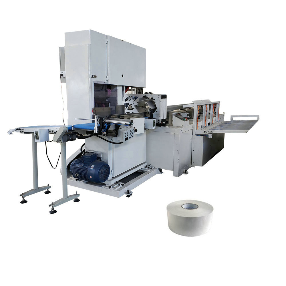 Good Quality Toilet Paper Jumbo Bath Tissue Paper Cutting Machine PLC Control 15-30cuts/Minute