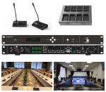 Arc - Shaped Wired Audio Conference Microphone / Conference Sound System